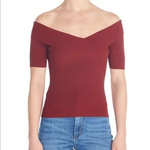 🆕 Sandro munn off-the-shoulder top